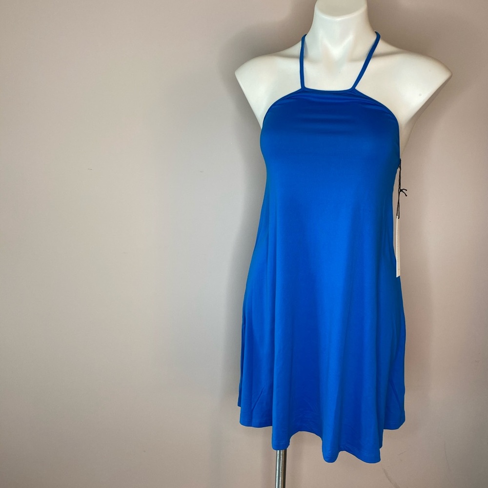Susana Monaco halter tie neck dress